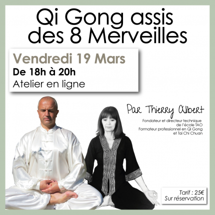 (En ligne) Qi Gong assis des 8 Merveilles