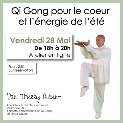 (En ligne) Qi Gong – Pour le coeur et l'énergie de l'été