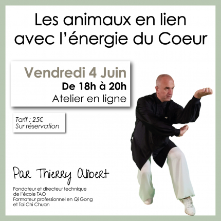 (En ligne) Qi Gong – Les animaux en lien avec l'énergie du Coeur