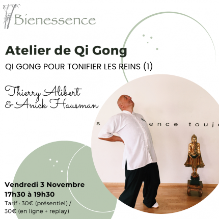 Présentiel et en ligne - Atelier de Qi Gong - Qi Gong pour tonifier les reins (1)