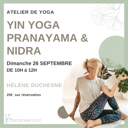 Atelier de Yoga - Yin Yoga Pranayama & Nidra