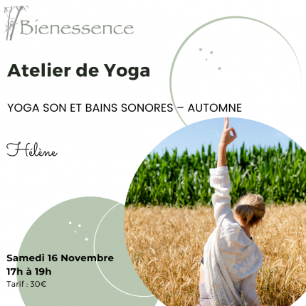 Atelier de yoga - Yoga Son et Bains sonores – Automne