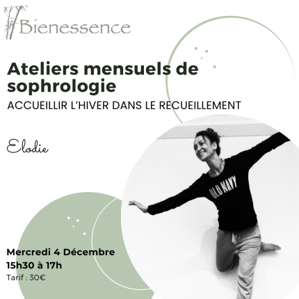 Atelier mensuel de Sophrologie : Accueillir l’hiver dans le recueillement