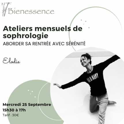 Atelier mensuel de Sophrologie : Aborder sa rentrée avec sérénité